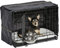 MidWest Homes for Pets iCrate 1522DD-KIT Hundebox-Set, mit ca. 58 cm langer Hundebox mit Doppeltür, Haustierbett, 2 Schüsseln und Box-Abdeckung, Trenneinsatz und patentierten Funktionen, schwarz