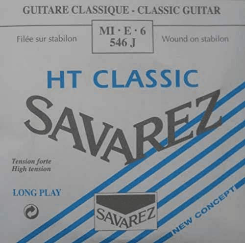 Savarez Corde per chitarra classica Alliance HT Classic 546J corde singole E6w/Mi6w high, si adatta al set di corde 540J, 540ARJ, 540CJ, 540CRJ