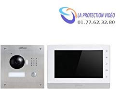 Dahua - Pack DAHUA d'interphonie IP avec caméra Montage saillie+alim+Moniteur VTH1550H - VTK-VTO2000A VTH1550CH