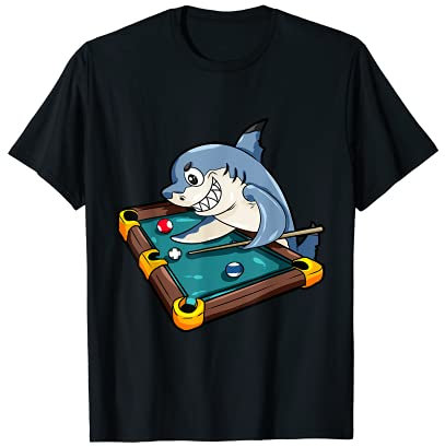 Billard T-Shirt | Pool Snooker Hai Hobby Spieler T-Shirt