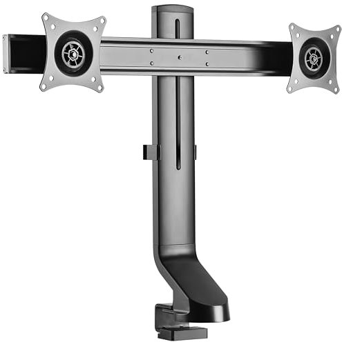 RICOO Soporte Monitor Mesa Base articulado Giratorio Inclinable Pantalla PC 17-27 (43-69cm) TS3811 Stand para monitores VESA 75x75 100x100