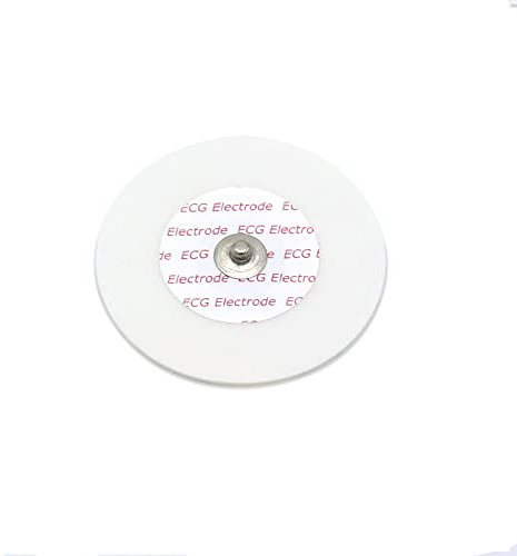 Sino-K Compatible Disposable ECG/EKG Adhesive Button Electrode Pad Adult Pack of 50