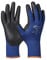 Gebol Super Grip | Arbeitshandschuhe mit abweisender Nitril-Beschichtung gegen Öle & Wasser | Nitrilhandschuhe mit gerilltem Trägergewebe | Für Herren | Größe L (Gr 9) | Blau-Schwarz | 1 Paar