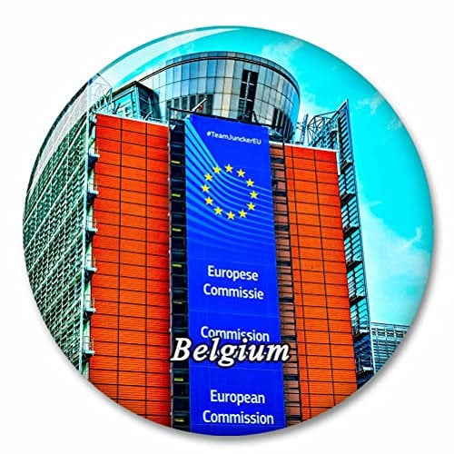 Belgium Brussels European Commission Fridge Magnet Decorative Magnet Bottle Opener Tourist City Travel Souvenir Collection Gift Strong Refrigerator Sticker
