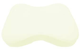 Dukal | Bezug für Mline Athletic Pillow | aus hochwertigem DOPPEL-Jersey | 100% Baumwolle | Farbe: perlweiss