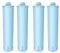 Waterdrop Ersatzwasserfilter für Jura® Blue, Jura® 24231, 71312 Blue, Kompatibel mit die GIGA®, ENA® Micro, IMPRESSA®-Serie, TÜV SÜD Zertifizierte (4 Stücke)