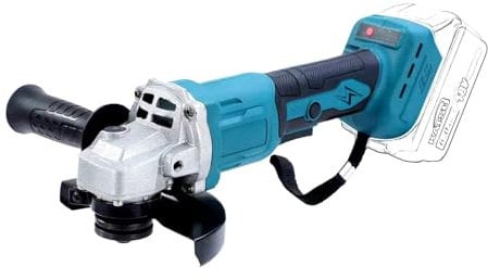 Smerigliatrice Angolare a Batteria Brushless 21V KATSU FIT-BAT, 115mm 125mm con Motore Brushless per Taglio Lucidatura Smerigliatura, 3 Velocità, Batterie non Incluse (solo Macchina) 102608