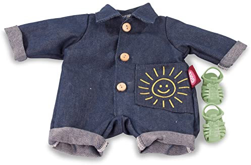 Götz 3403328 Babykombi Sunny Day - Puppenbekleidung Gr. S - 3-teiliges Bekleidungs- und Zubehörset für Babypuppen von 30-33 cm