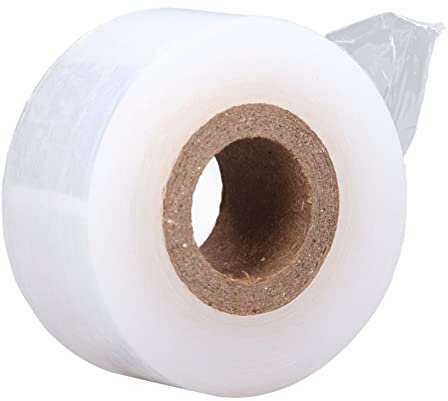 1 Stück Veredelungsband für obstbäume Blumen, 29mm Pfropfband, Selbstklebendes und Transparent Versiegelung PVC Dehnbare Band Grafting Tape für Garten Biologisch Abbaubar