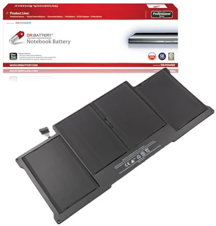 DR. BATTERY A1466 A1496 A1405 Battery compatible with Apple MacBook Air 13 Inch (2010 2011 2012 2013 2014 2015 2017 Years) A1369 A1377 661-7474 - High Performance [7.3V]