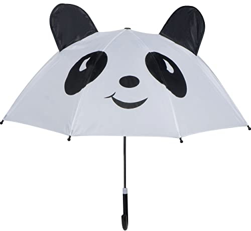 Livepac-Office Kinder Regenschirm Panda/Farbe: weiß
