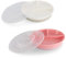 Twistshake Assiette Divisée Avec Couvercle Hermétique - Set De 2 | Assiette Divisée Pour Enfants | Sans BPA | Assiette D'alimentation | Blanc Rose