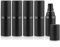 BOSMIOW 5pcs 15ml Black Airless Pump Bottle Empty Frosted Vacuum Lotion Bottle Refillable Cosmetic Vacuum Pump Makeup Dispenser Container for Foundation,Lotion,Cream,Essential oil,Shampoo