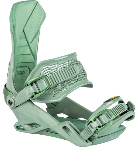 Nitro Team '24 All Mountain Freestyle Freeride-Fijaciones para Snowboard Snow, Hombre, Serie Factory Craft, M