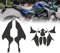 WITHWE Aufkleber Motorrad 2D Carbon Für BMW F900R F 900 R 2020 Verkleidungsemblem Aufkleber Aufkleber Body Full Kits Dekoration Aufkleber F900R (Color : A+B)