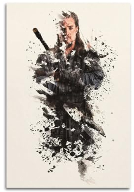 VZRSQZK Poster aus der TV-Serie The Last Kingdom Lords of Bebbanburg, dekoratives Gemälde, Leinwand-Wandposter und Kunstdruck, modernes Familienschlafzimmer-Dekor-Poster, 30 x 45 cm