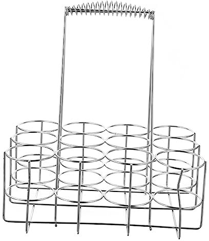 BESPORTBLE Cesta De Cerveza Portacervezas para Guardar Cerveza Vino y Refrescos Organizador Metálico para Fiestas y Eventos Fácil De Transportar y Usar