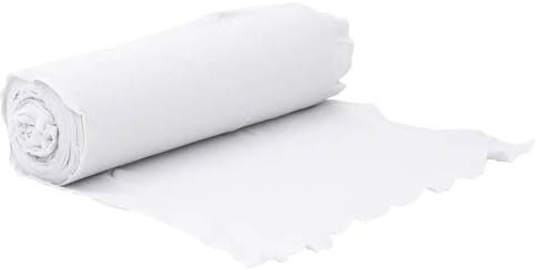 vidaXL Geotextil Vlies, Drainagevlies für Gartenarbeiten, Gartenvlies Unkrautvlies für Filtration Trennzwecke, Teichvlies Trennvlies, Weiß 1x10m Polyesterfaser