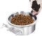 Dog Water Bowl Outdoor | Stainless Steel Crate Water Bowl | Crate Water Bowl with Holder, Cage Coop Hook Cup, Wall Mounted Comfort Feeding Bowls for Pets