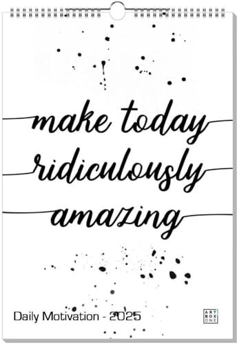 artboxONE Kalender 2026 Daily Motivation Wandkalender A3 2026 Typografie