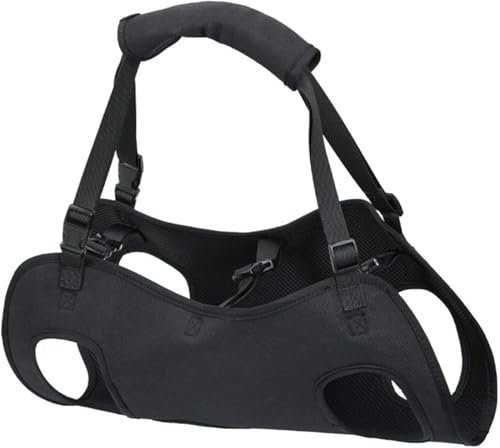 Taicols Harnais de Transport pour Chien, Soutien et Récupération des Jambes d'Animaux, Porte-Chien pour Escaliers, Harnais de Levage, Sac à Dos d'Urgence (XL)