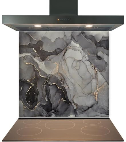 Printed Toughened Glass Splashback for Kitchen, Tempered Heat Resistant Glass Splashbacks for Cookers (Design 2048, 60 x 80cm)