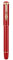 Jinhao 025 Bright Red Fountain Pen Fine Nib, Retro Snake Clip Design with Ink Converter Smooth Writing Pen