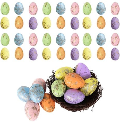 Ostereier Leer 100 Stück Bunt Gemischte Gesprenkelte Deko