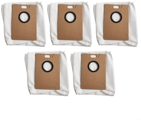 Lot de 5 sacs à poussière de rechange pour robot aspirateur Tapo RV30 Max Plus, RV20Max Plus, RVA202