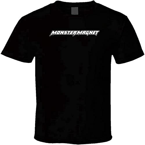 JUNZI Men's Monster Magnet Band 4 T Shirt BlackL