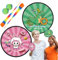 Toss and Catch Ball Set | Paddles and Sticky Balls | Playground Equipment | Paddle Tennis Toy for Sports, Family Gathering, Boost Hand Eye Coordination Exercise, Outside Activity