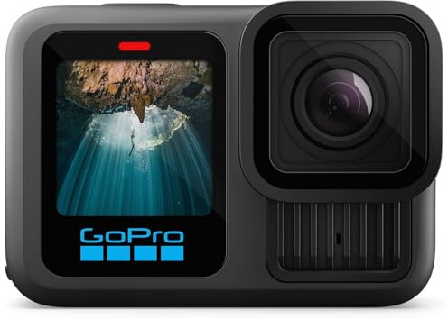 GoPro HERO13 Black Ecommerce Packaging Caméra d'action étanche avec vidéo 5,3K60, photo 27 MP + compatibilité avec les objectifs de la série HB