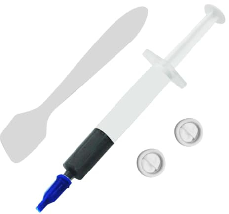 Veemoon Thermal Paste Kit 8w High Conductivity Silicone Grease Spatula and Finger Sleeves for CPU Gpu Cooling Computer Components Heat Dissipation