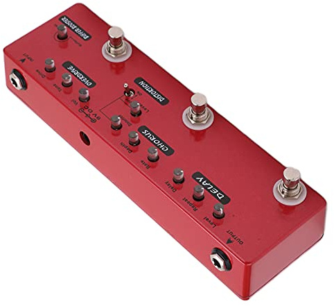 Naroote Gitarrenpedal, Wahrer Kurs DC 9V Puffer DC-5 für Ein Streichinstrument für Musikalisches Lernen
