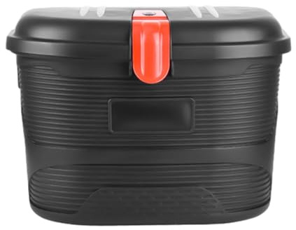 RNXRZANK Electric Bike Basket with Lock Storage Box for Cycling Road Riding