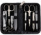 3 Swords Germany - brand quality 8 piece manicure pedicure grooming kit set for professional finger & toe nail care scissors clipper fashion leather case in gift box, Made by 3 Swords (522016)