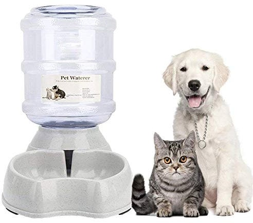 Old Tjikko Pet Water Dispenser,Cat Water Bowl,Dog Water Bowl Automatic,Large Automatic Drinking Fountain for Cat Dog,3.8L