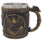 Thor Krug Relief Edelstahl Becher nordische Mythologie Wikinger