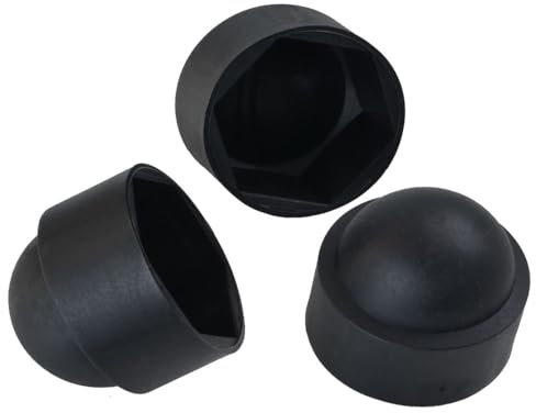 200 Stück - Sechskant Schutzkappe M16 - Schlüsselweite 24mm - Farbe schwarz - Abdeckkappe