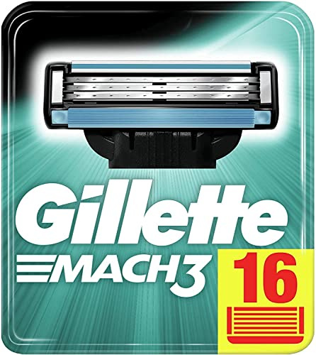Gillette Mach3 Rasierklingen, für Männer, 16 Stück