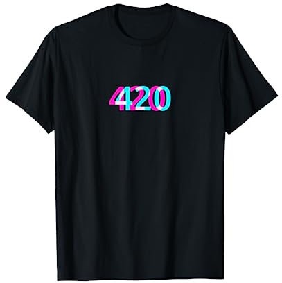 420 T-Shirt | Kiffer Chiller Stoner Gras Cannabis Marijuana T-Shirt