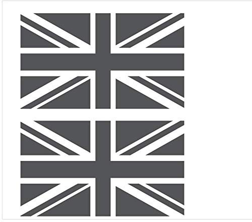 Flagge Union Jack Aufkleber / 10, 15 oder 20 cm, Great Britain Sticker für Motorrad, Camper Bus Offroad 4x4 Wohnmobil Boot oder Geländewagen