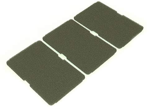 3x Schaumfilter kompatibel mit Beko 2964840100 2964840200 für Wäschetrockner Sockelfilter 240x155mm an Wärmetauscher Trockner