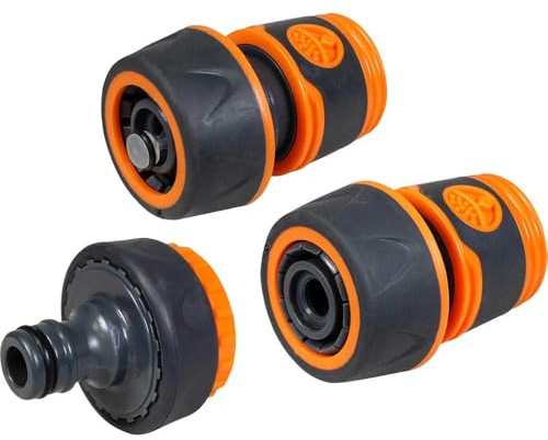 3/4in Plastic Hose Fittings Kit, 3 Piece