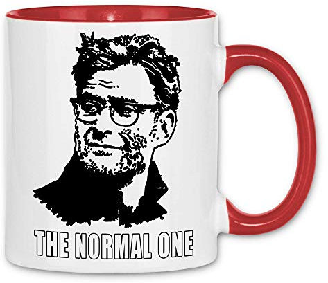 wowshirt Tasse The Normal One Jurgen Klopp Liverpool LFC YNWL, Farbe:White - Red