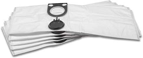 vhbw 10x sacs compatible avec Metabo AS 1200, AS 20 L, ASA 1201 aspirateur - microfibres non tissées, blanc