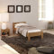 Krok Wood Seniorenbett SiSi aus Massivholz (Eiche, 100 x 200 cm + Nachttisch)