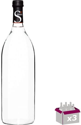 St Georges - Eau minérale naturelle plate - 3 X 1 L verre perdu