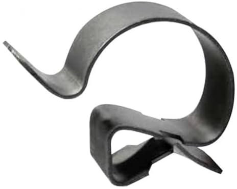 Lot de 100 clips bord de tôle ING Fixations - Épaisseur 7-12mm - ø15-21mm