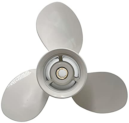 SLEIPNIR Propeller 9 1/4x10 für Yamaha Außenborder Schrauben 9.9-15 Pferdestärke Aluminium 8 Zähne OEM Nr.: 63V-45952-00-EL 9.25x10